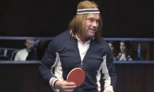 Arnold Ping Pong - 2014 Super Bowl XLVIII Commercial Image